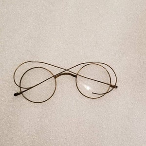 Antique gold rim glasses