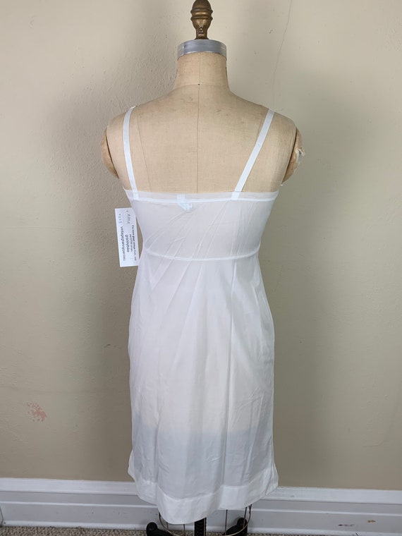 Vintage Full Slip White Nylon 34 Gem