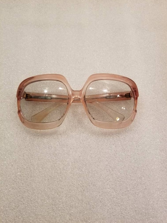 60s vintage ladies prescription glasses, very larg