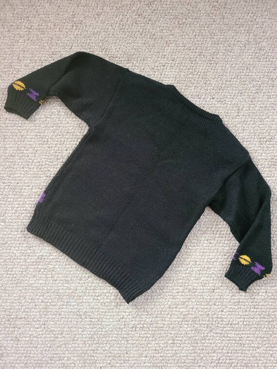80s sweater, small, Genesis, shoulder pads, Aztec… - image 4
