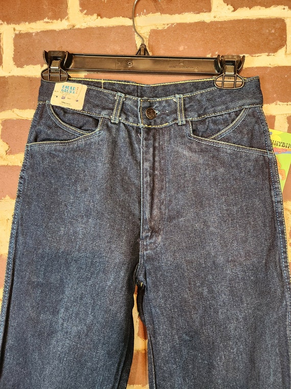 70s deadstock jeans, 5 tall, New, Faded Glory, vi… - image 4