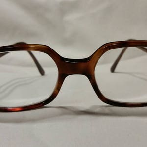 Vintage glasses, brown frame, 60s-70s