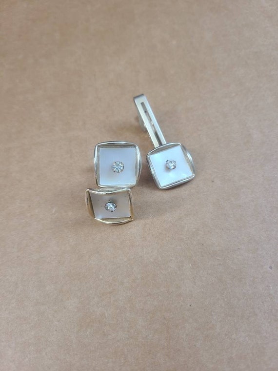 vintage mens jewelry set Gem