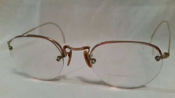 Antique gold filled bifocals - image 1