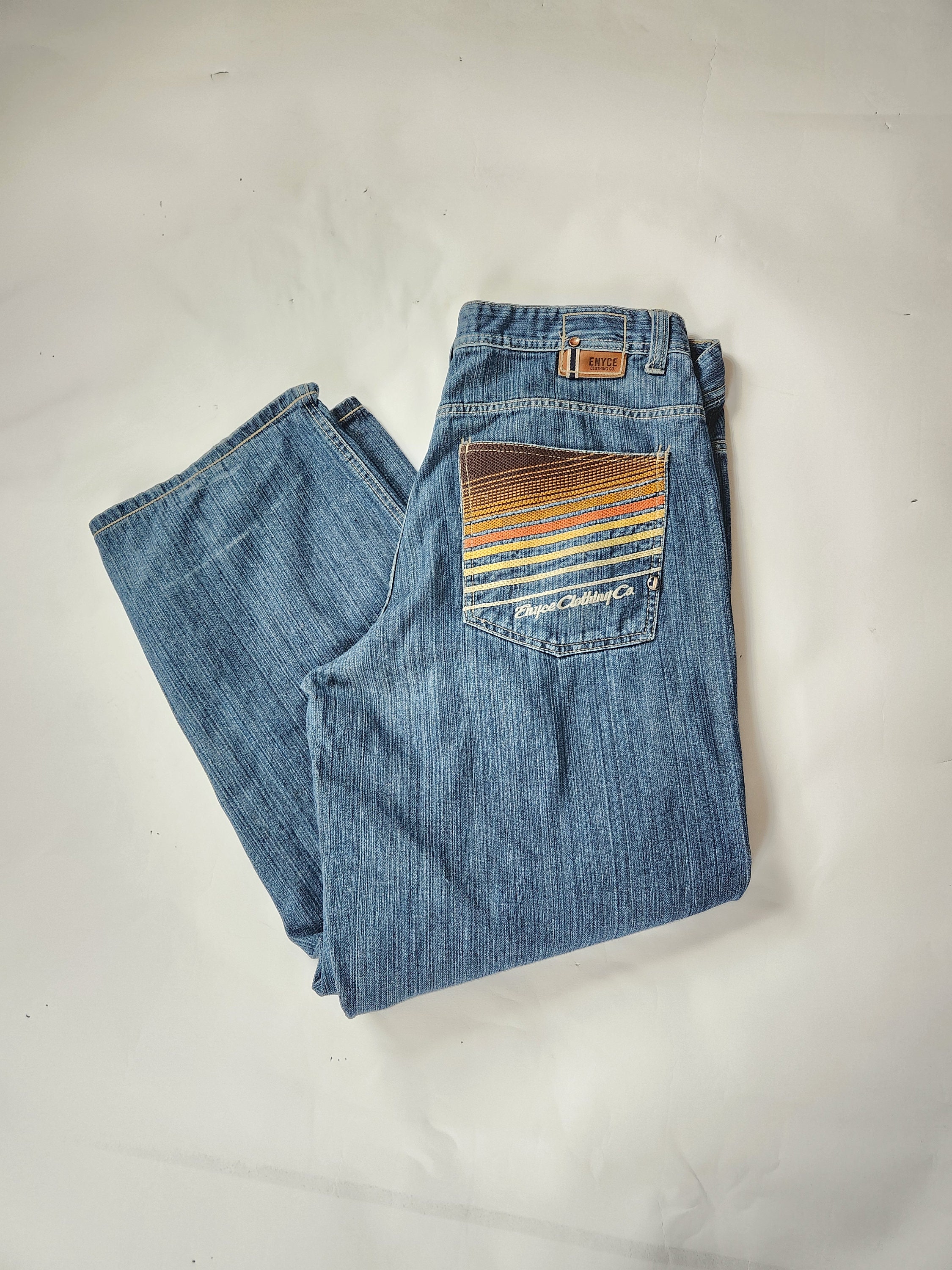 ENYCE Jeans, HIP HOP Style Jeans, Mens 36, 38x31, Baggy ENYCE Jeans, HIP HOP Style Jeans, Mens 36, 38x31, Baggy