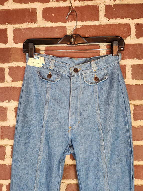 70s deadstock jeans, 5 tall, New, Faded Glory, vi… - image 6