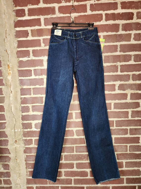 70s deadstock jeans, 5 tall, New, Faded Glory, vi… - image 2