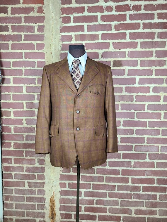 42R 60s blazer,  mens sportcoat,  60s sportcoat,  