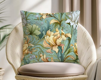William Morris Cushion Cover – Timeless Floral Decorative Pillow for Classic Home Decor