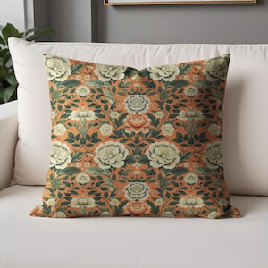 Timeless William Morris Pillow Covers – Vintage Floral Cushion Cases, Arts & Crafts Botanical Decor for Cottagecore and Classic Interiors
