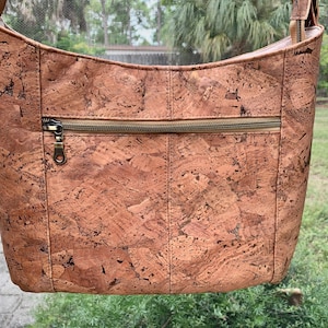 Cork Hobo Bag Purse Crossbody or Shoulder Bag