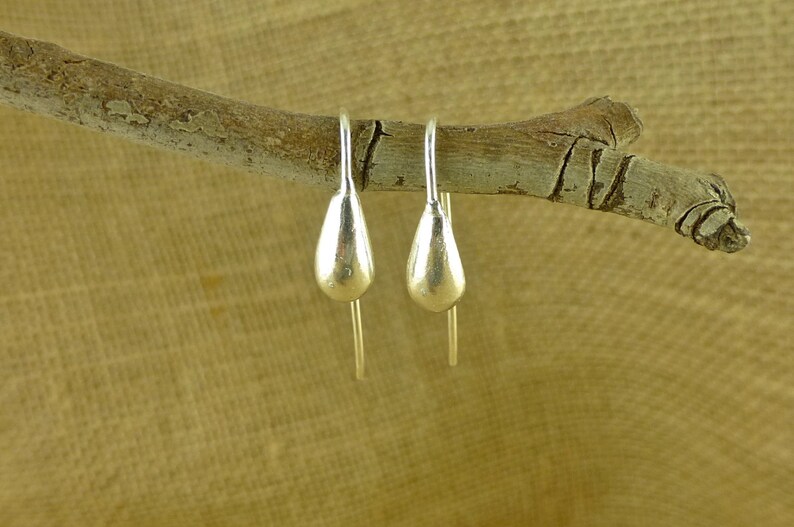 quantity discount 10 Pairs Artisan Findings EW-15*Q Teardrop Ear Wires-Sterling Silver Ear Wires