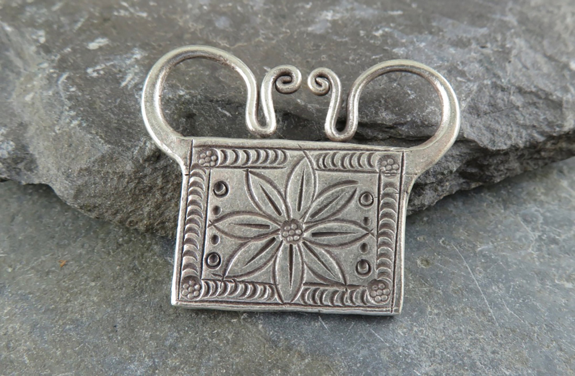 Hill Tribe Fine Silver Spirit Lock Pendant Hmong Spirit Lock Etsy