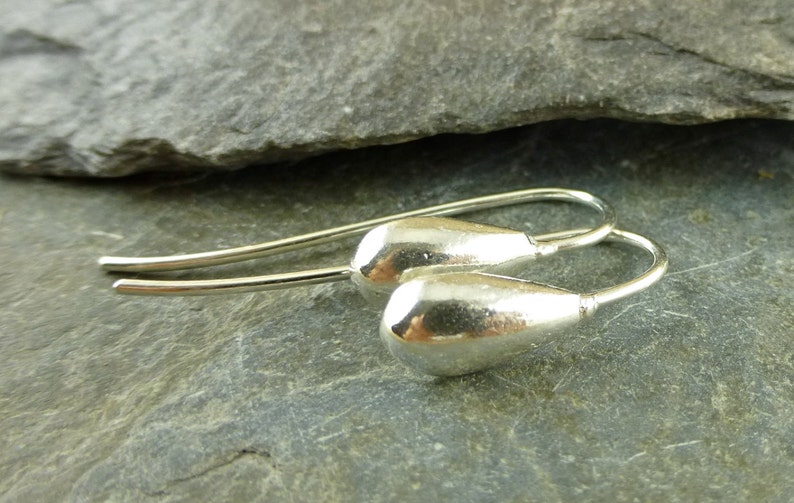 quantity discount 10 Pairs Artisan Findings EW-15*Q Teardrop Ear Wires-Sterling Silver Ear Wires
