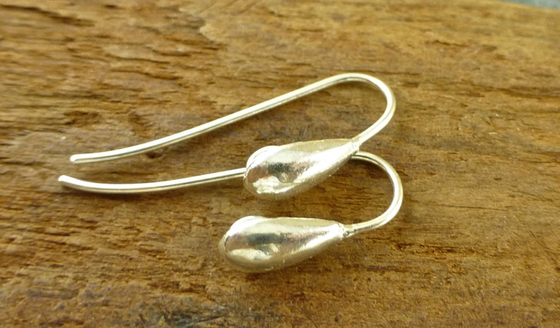 quantity discount 10 Pairs Artisan Findings EW-15*Q Teardrop Ear Wires-Sterling Silver Ear Wires