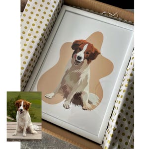 Custom Pet Portrait Digital Art | Unique Dog & Cat Drawing | Perfect Gift for Pet Lovers | Personalized Memorial Artwork| Christmas Gift