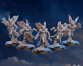 3D Printed Valkyries Squad - Grimdark - DakkaDakka Miniatures