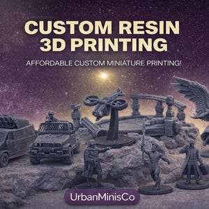 Custom Resin 3D Printing Service