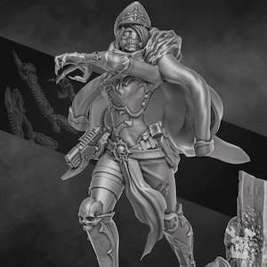 3D Printed Blood Commissar - Grimdark - DakkaDakka Miniatures