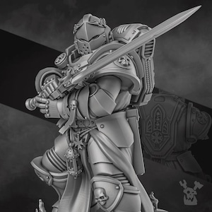 3D Printed Battle Brother - Grimdark - DakkaDakka Miniatures