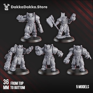 3D Gedruckte Doomsday Lab Killers - Grimdark - DakkaDakka Miniaturen