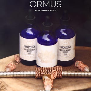 ORMUS, Monoatomic Gold, Super Charged with Plasma Energy, Quantum Healing | 4 oz Bottle