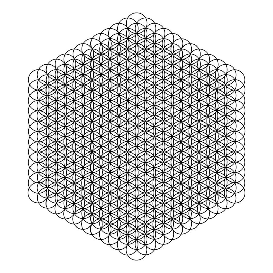Flower of Life SACRED GEOMETEY, Manifestation Grid, Healing Grid (digital Download, Printable ...