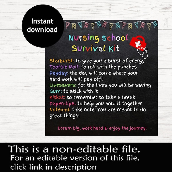 Nursing Survival Kit - Etsy