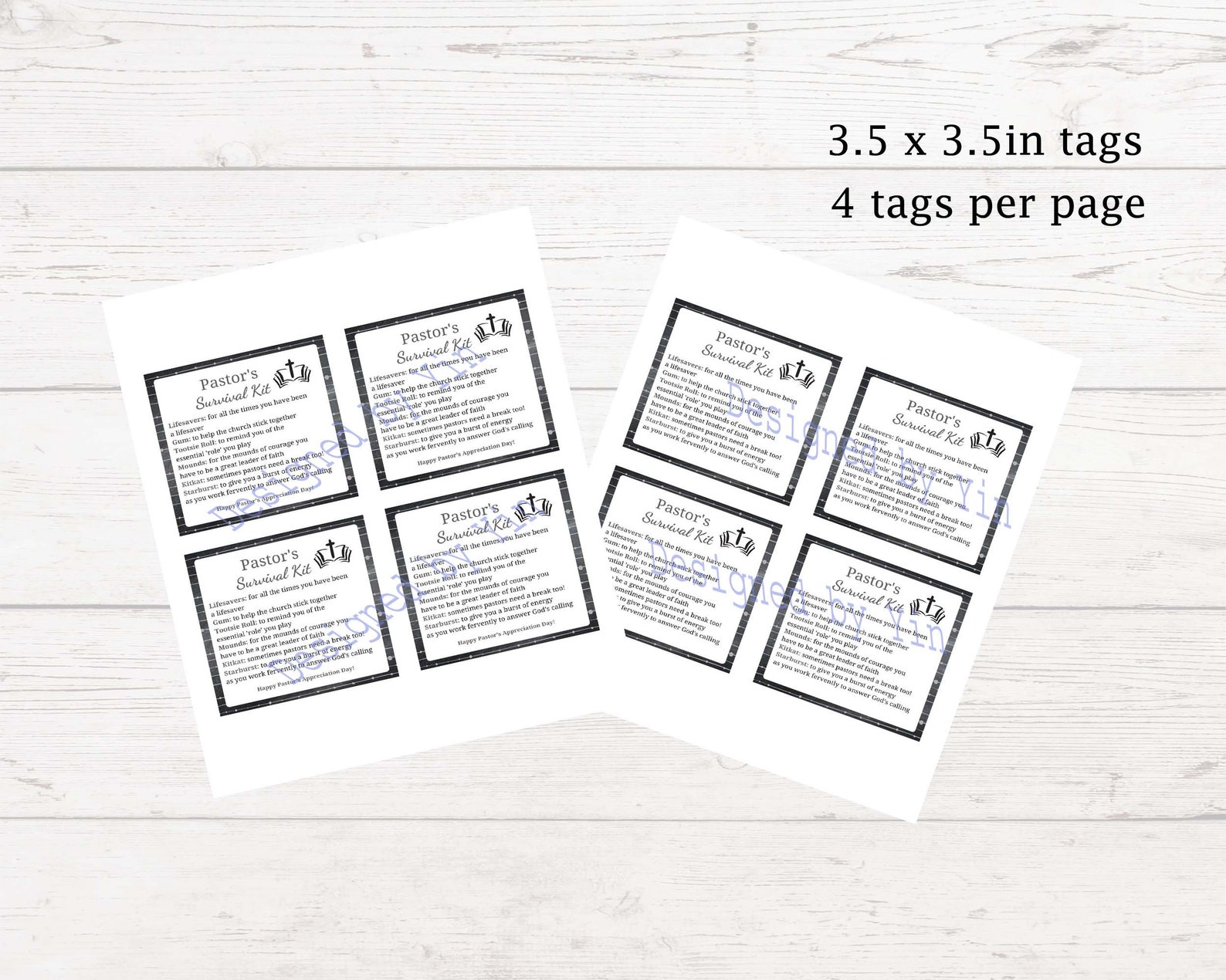 Pastors Survival Kit | Printable Survival Kit | Pastor Appreciation ...