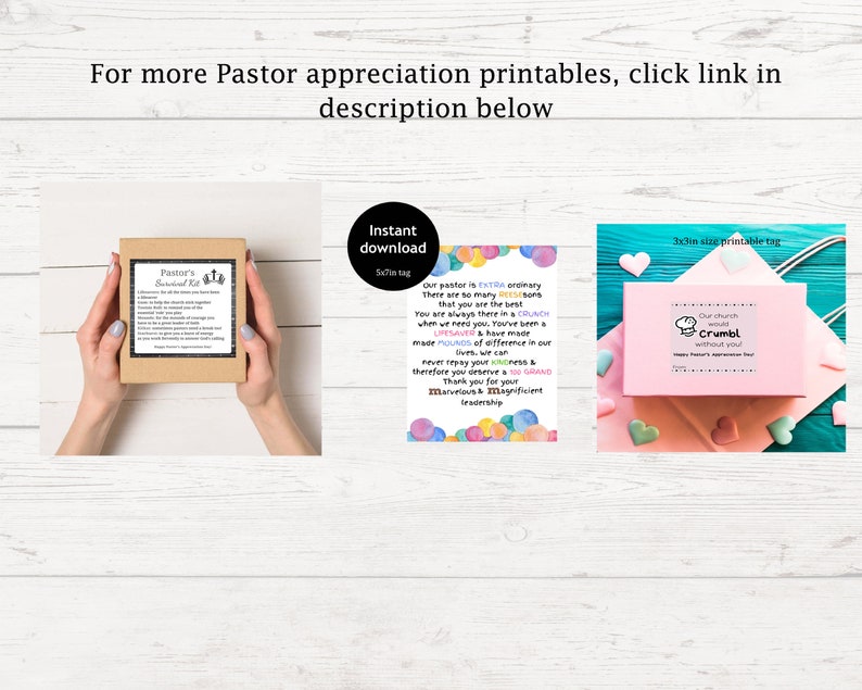 Pastors Survival Kit | Printable Survival Kit | Pastor Appreciation ...
