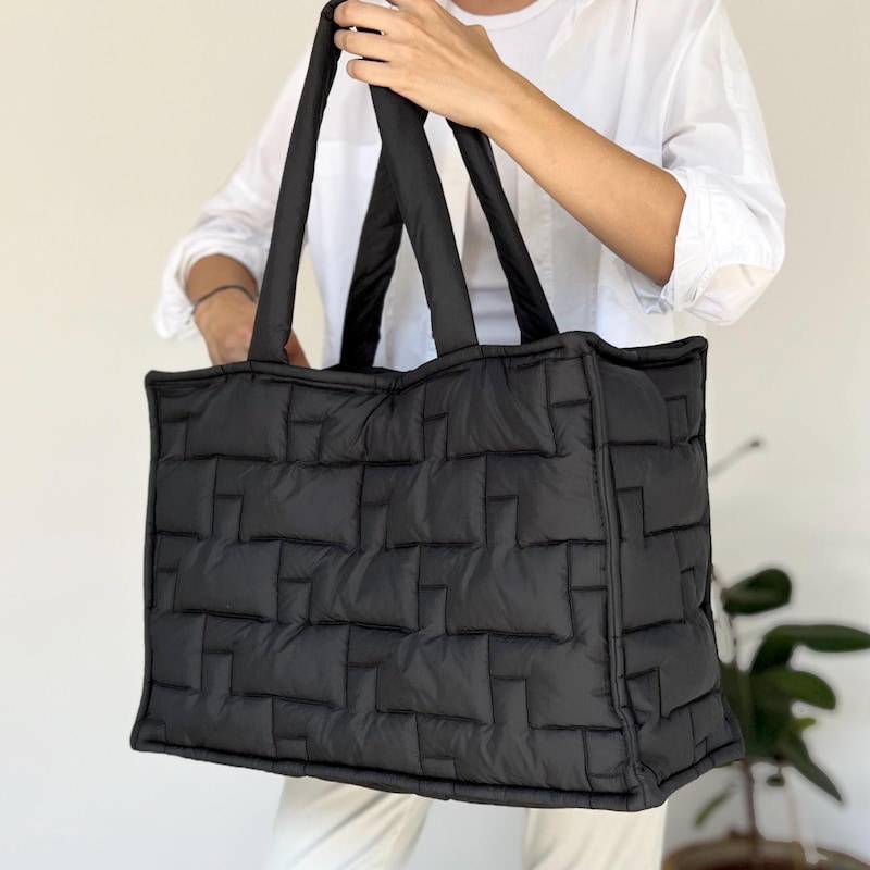 Weather Ready Quilted Tote Bag