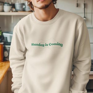 Sunday is Coming Sweatshirt, Easter Sweatshirt, Christian Sweatshirt Unisex Heavy Blend™ Crewneck Sweatshirt