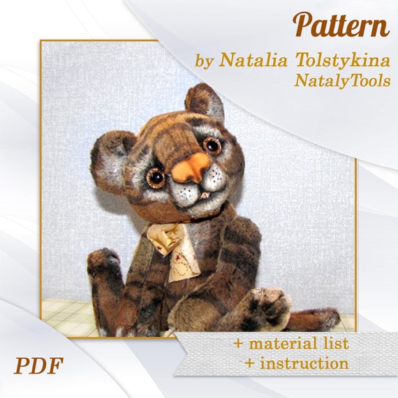 tiger stuffed animal pattern