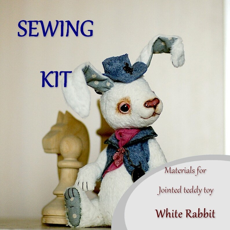 white rabbit soft toy