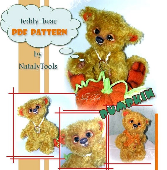 pumpkin teddy bear