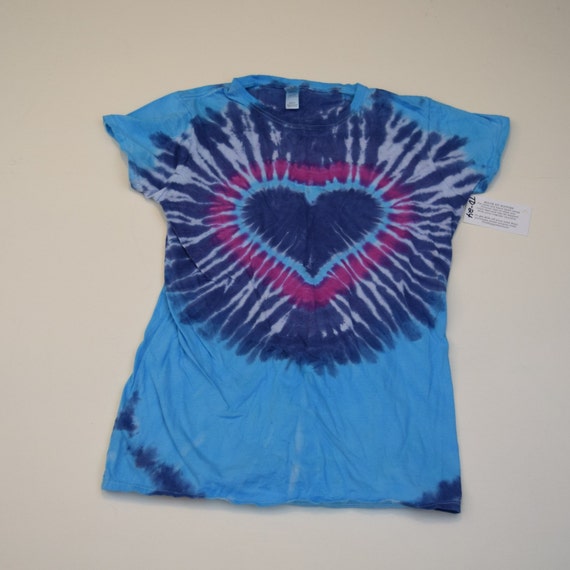 Adult Size Large Gildan Ocean Ice Dye Tie Dye Shirt — Fun