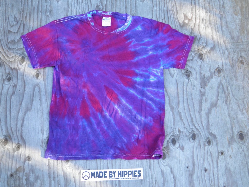 Kids Tie Dye Shirt, Pink Rainbow Spiral, Fun and Colorful Back to School Shirt
