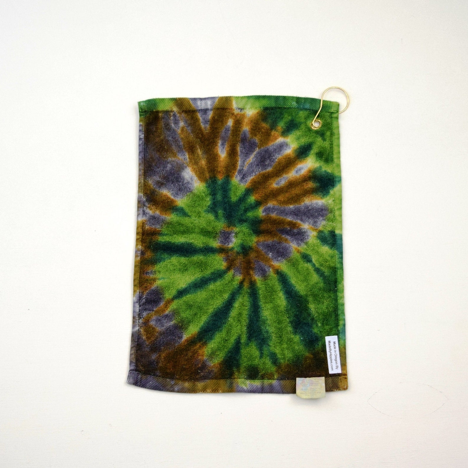 Camouflage Spiral Tie Dye Disc Golf Towel 11 X Etsy
