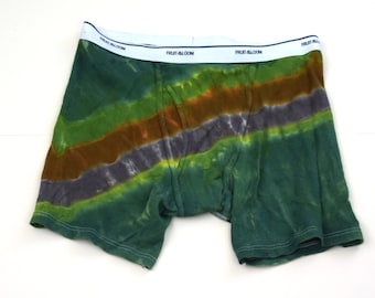 Camo Bandolier ~ Tie Dye Men's Underwear (Fruit of the Loom Boxer Briefs Size 2XL) (One of a Kind)