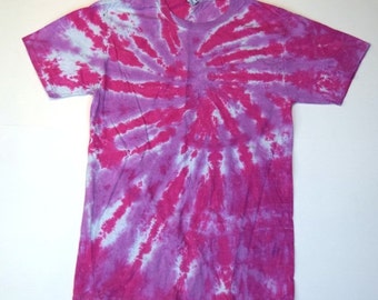 Pinkie Pie ~ Spiral Tie Dye T-Shirt (Fruit of the Loom Heavy HD Size S) (One of a Kind)