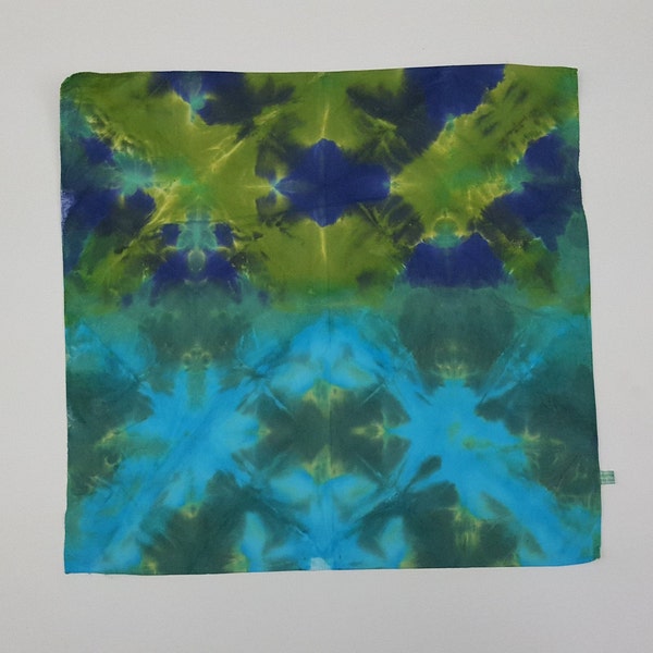 Origami Pond ~ 3 pack of Matching Tie Dye Bandannas (Dharma Cotton Bandanna 22"x22") (One of a Kind)