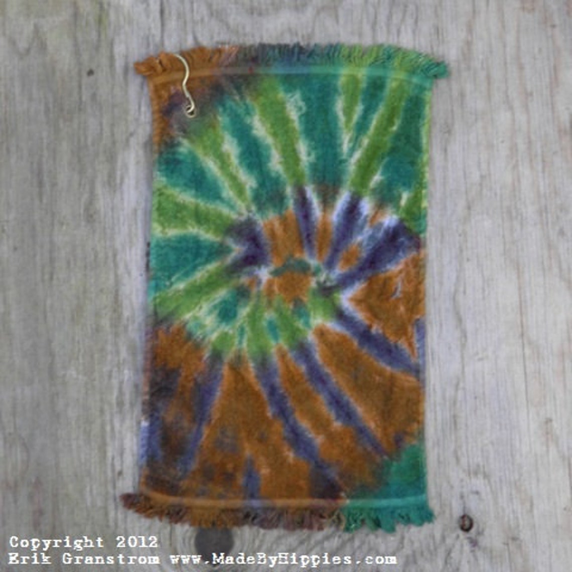 Camouflage Spiral Tie Dye Disc Golf Towel 11 X Etsy