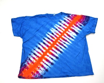 Sky Path ~ Bandolier Tie Dye T-Shirt (Jerzees HiDensiT Size 4XL) (One of a Kind)