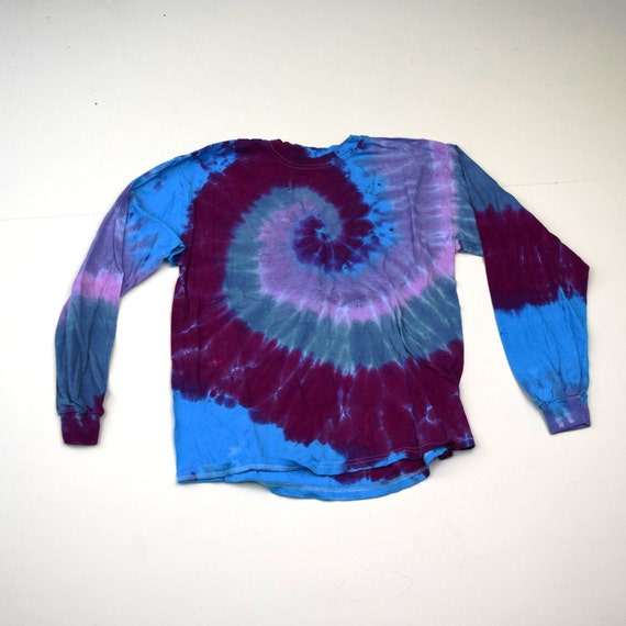 Sweet Swirl Tie Dye Spots & Dots Longsleeve T-shirt gildan - Etsy