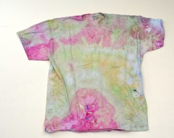 Snow Day Snow Dye Collection #44 ~ Ice Dye Tie Dye T-Shirt (Fruit of the Loom Heavy HD Size 2XL) (One of a Kind)