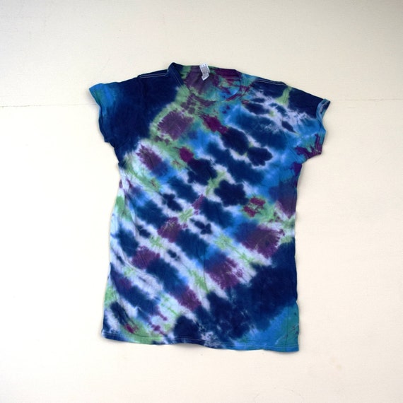 Reflection River Tie Dye T-Shirt Gildan SoftStyle Ladies | Etsy