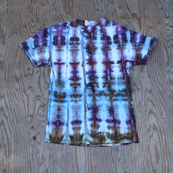 Snow Day Snow Dye Collection #376 Ice Dye Shibori Tie Dye T