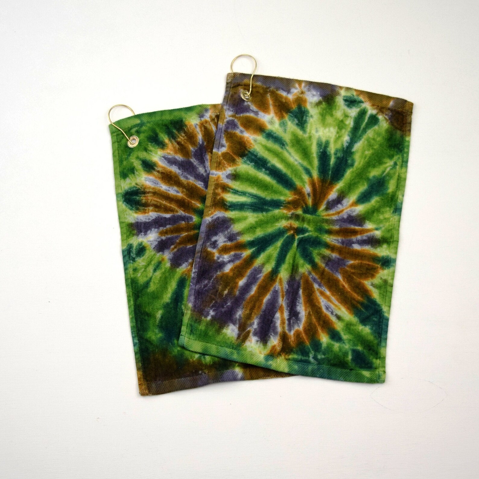 Camouflage Spiral Tie Dye Disc Golf Towel 11 X Etsy