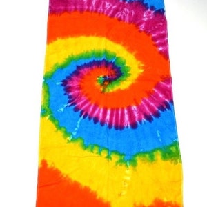 Tropical Spiral Bath Towel (100% Cotton Terry Towel 30x60&quot;)(One of a Kind)