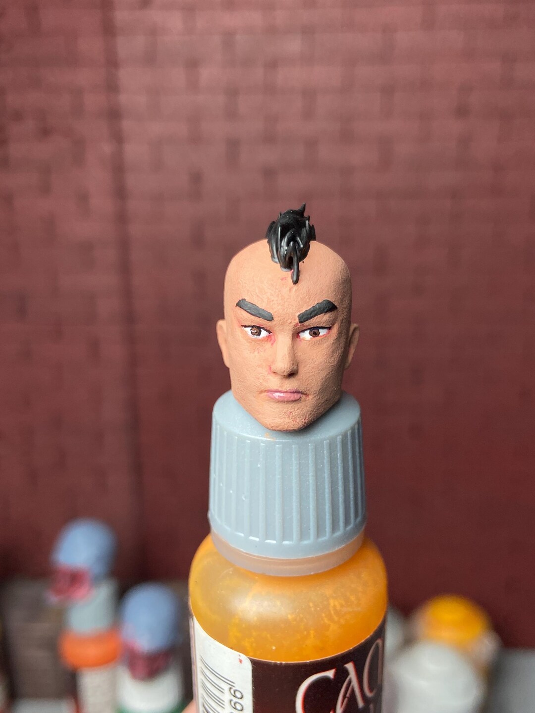 Mohawk Mark Custom Invincible Head 1/12 Scale Painted Marvel Legends ...